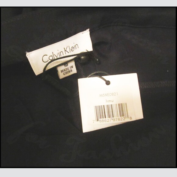 CALVIN KLEIN NEW Pleated Front Slant Pockets Wide Leg Culottes Pant 10 - Picture 5 of 12